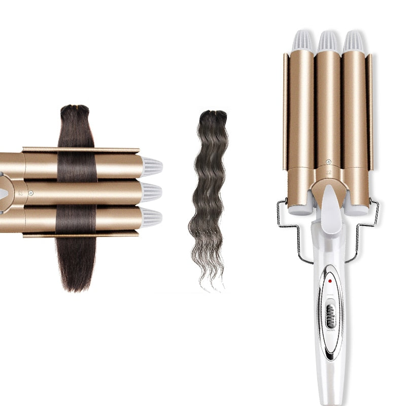 The WaveMe™ Triple Barrel Hair Waver